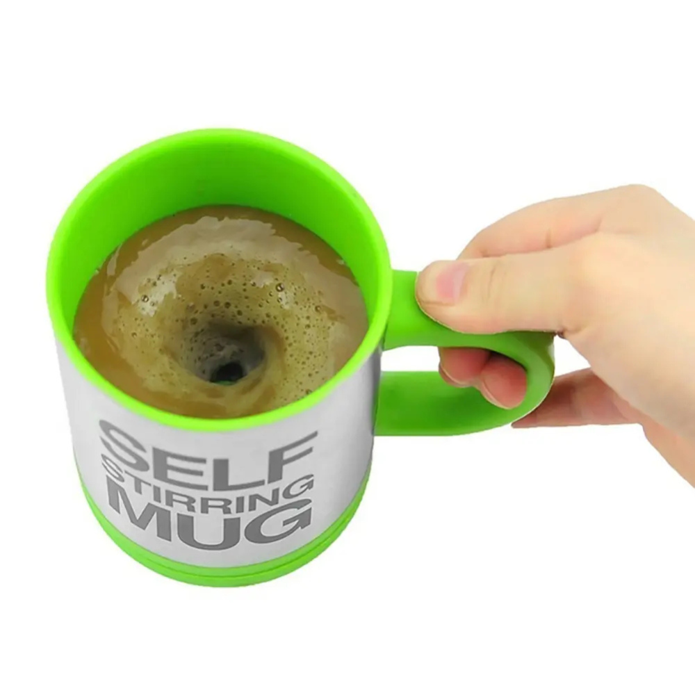 Battery-Operated Automatic Self-Stirring Coffee Mug